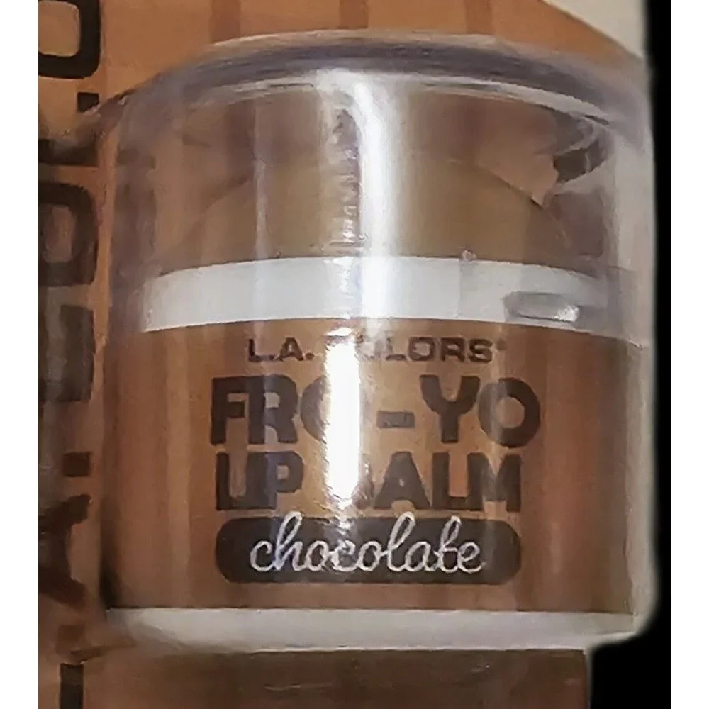 Sealed LA Colors Fro-yo Lips Lip Balm Chocolate NWT